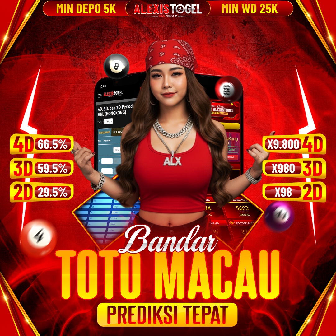 ALEXISTOGEL » Situs Bandar Toto Macau Prediksi Tepat & Hasil Paling Cepat