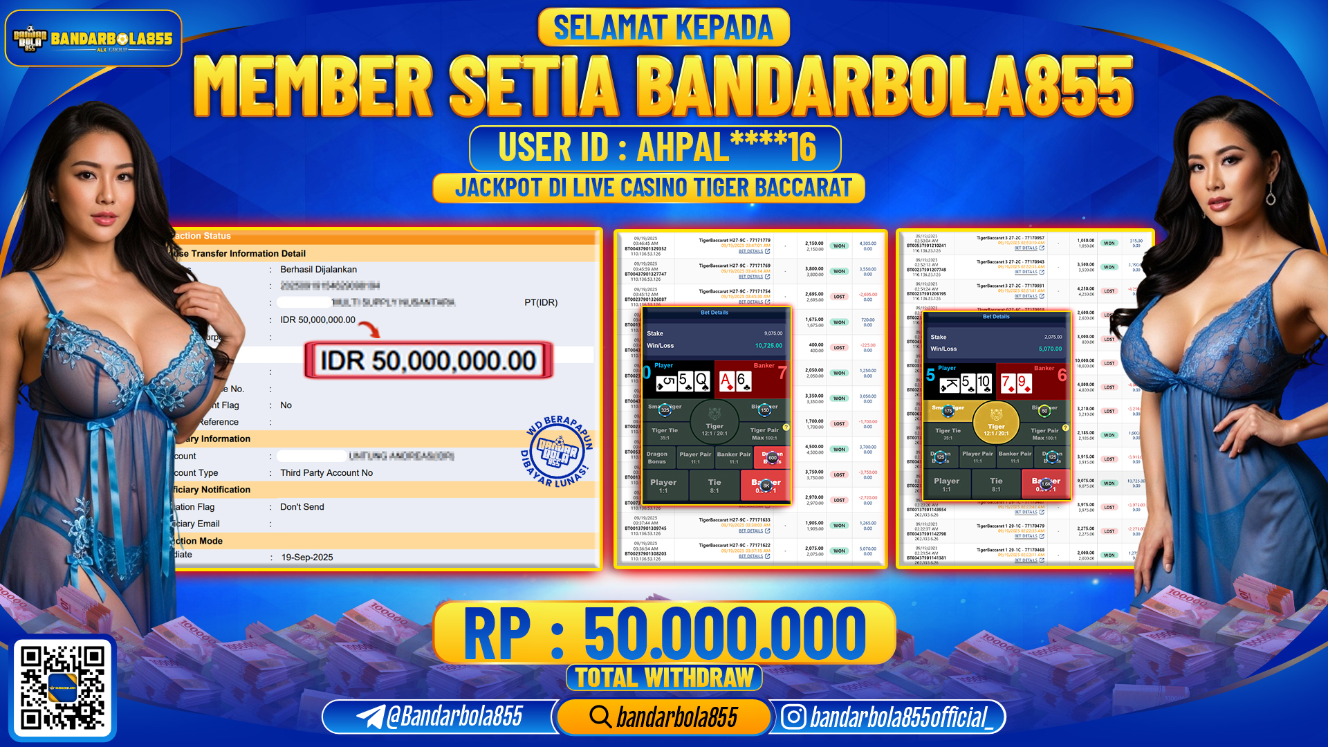 🎖 JACKPOT DI BANDARBOLA855 🎖