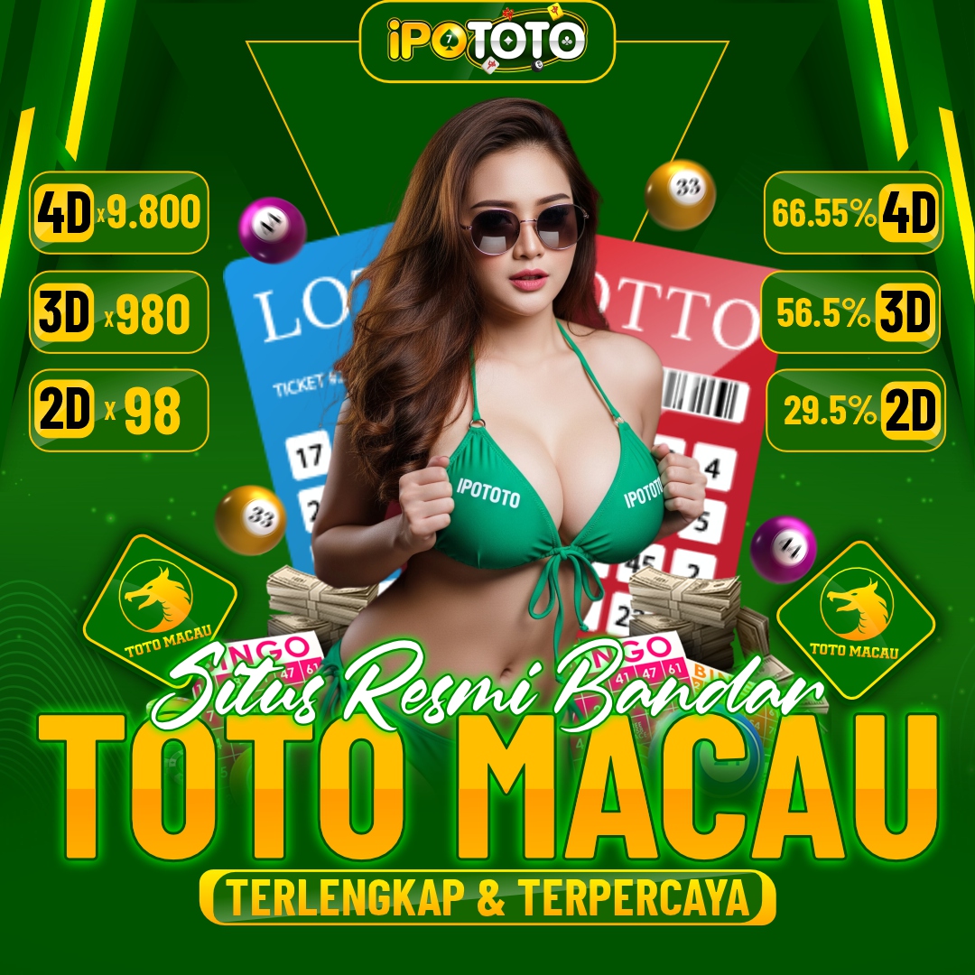 IPOTOTO ✈️ Situs Resmi Bandar Toto Macau Terlengkap & Terpercaya image 1