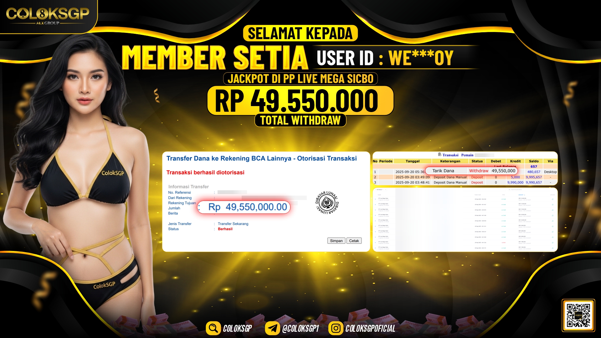 COLOKSGP JACKPOT PP LIVE MEGA SICBO