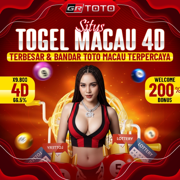 GRTOTO 🚀 Situs Togel Macau 4D Terbesar & Bandar Toto Macau Terpercaya image 1