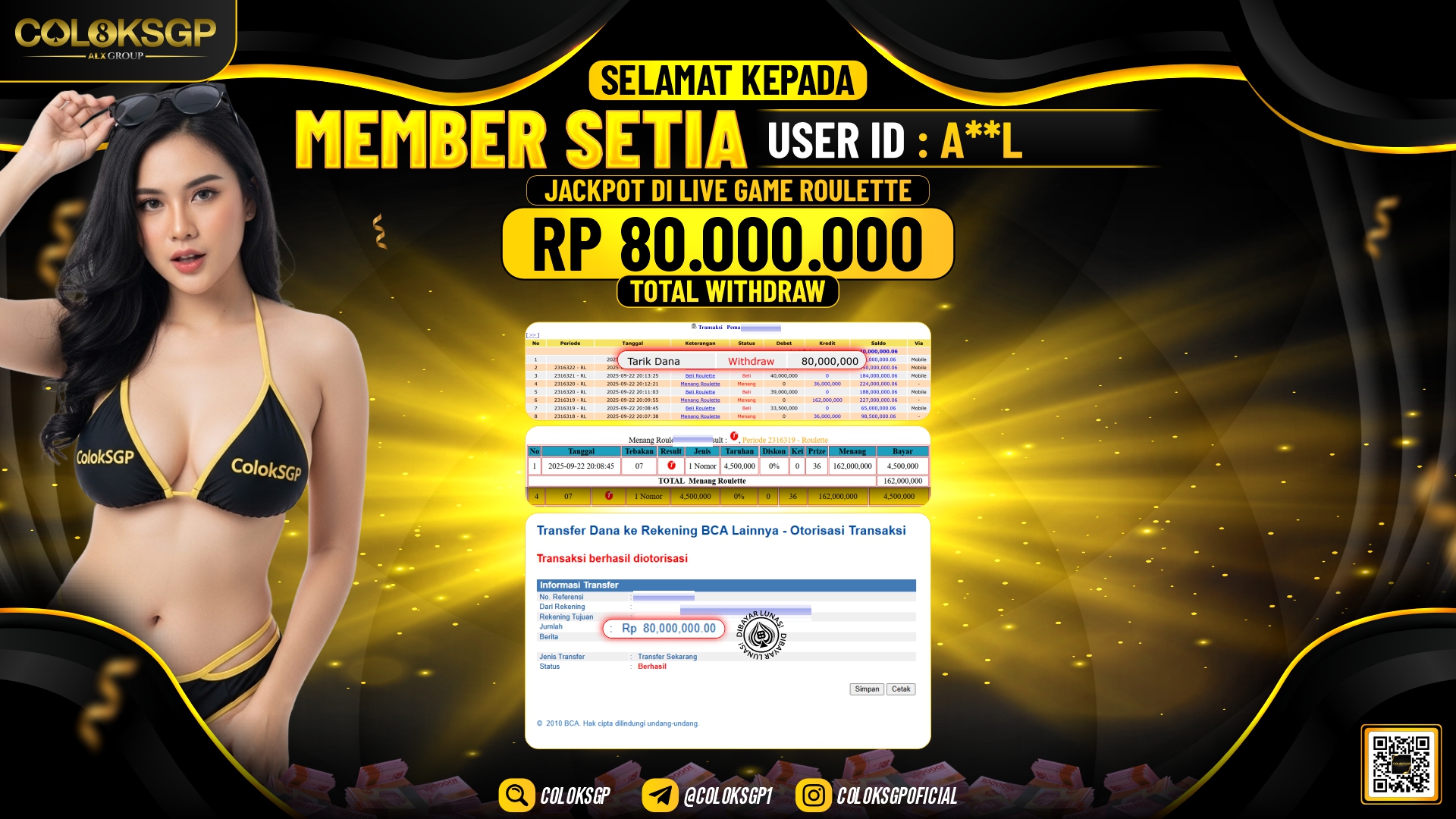 COLOKSGP JACKPOT LIVE GAMES ROULETTE