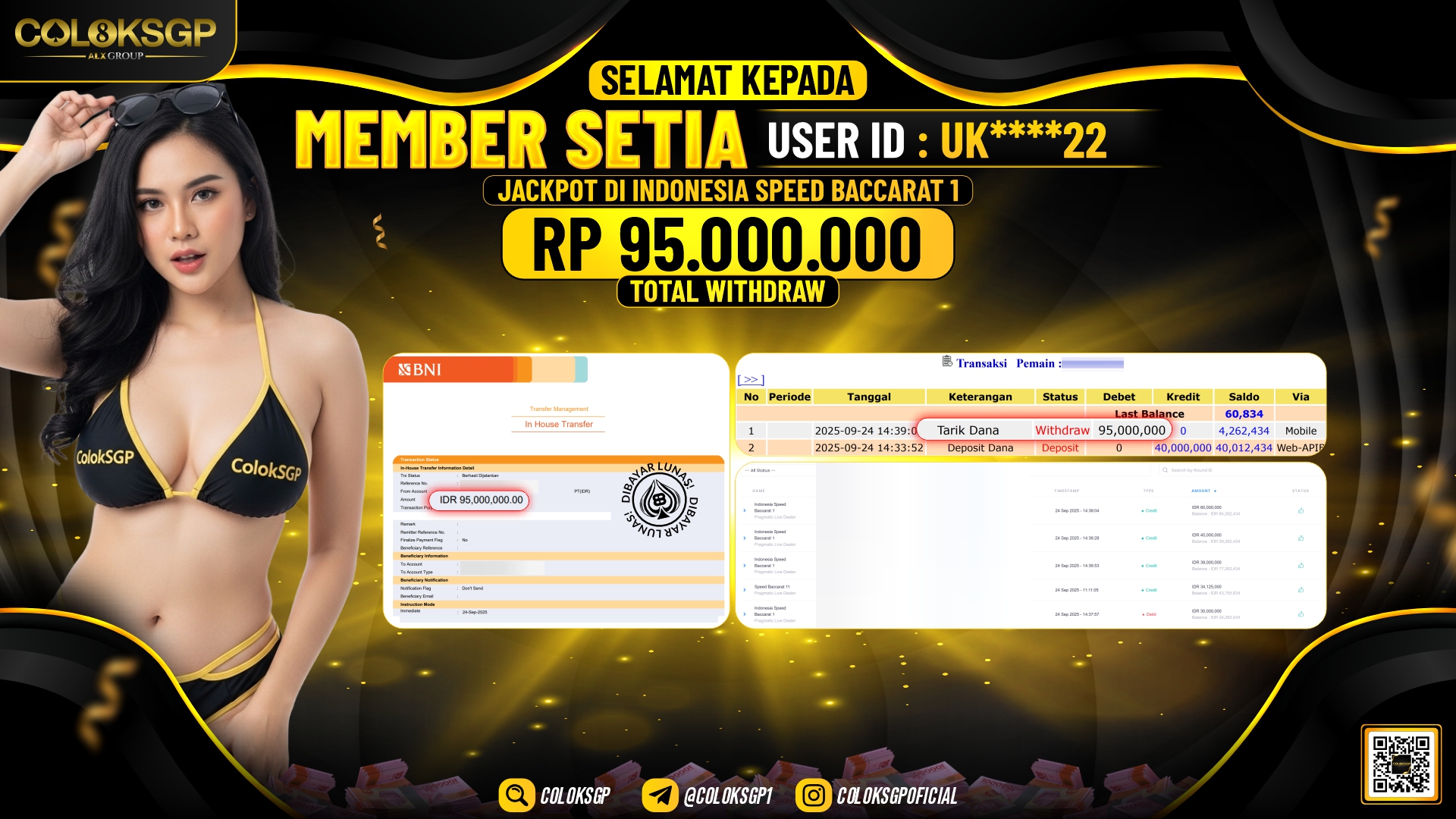 COLOKSGP JACKPOT INDONESIA SPEED BACCARAT 1
