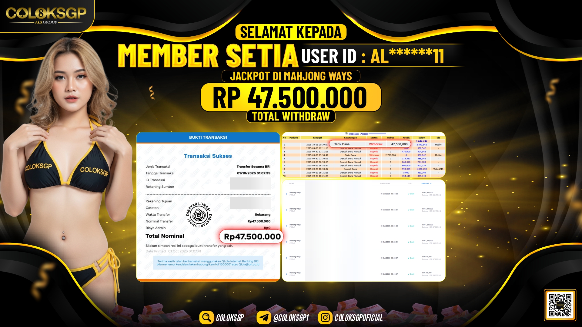 COLOKSGP JACKPOT MAHJONG WAYS PG SOFT