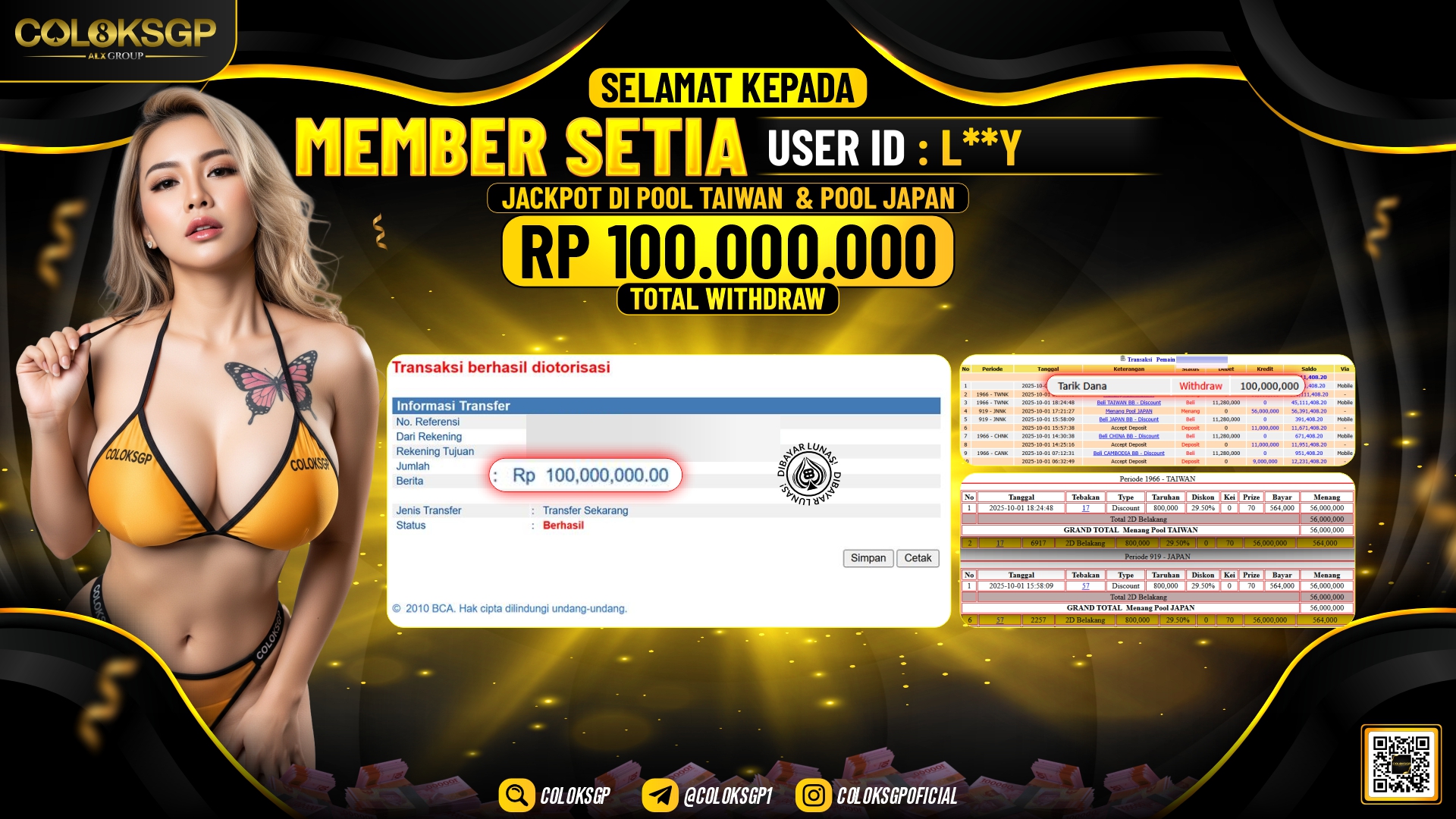 COLOKSGP JACKPOT POOLS TAIWAN & POOL JAPAN