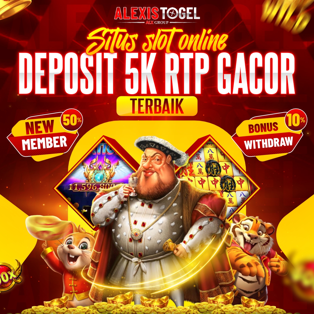 Alexistogel : Situs Slot Online Deposit 5K RTP Gacor Terbaik Hari Ini image 1