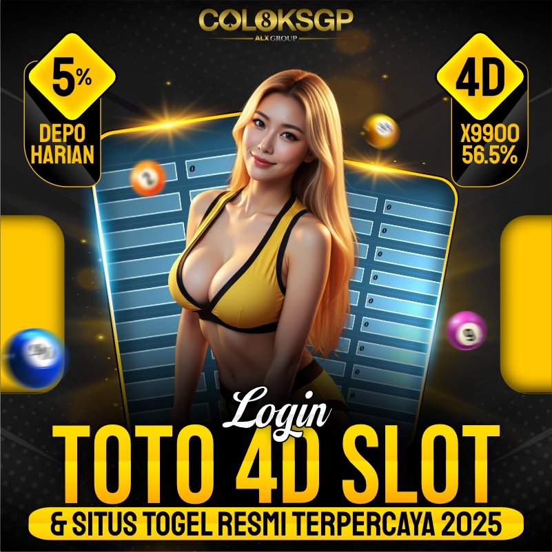 COLOKSGP | Link Login Toto 4D Slot & Situs Togel Resmi Terpercaya 2025 image 1