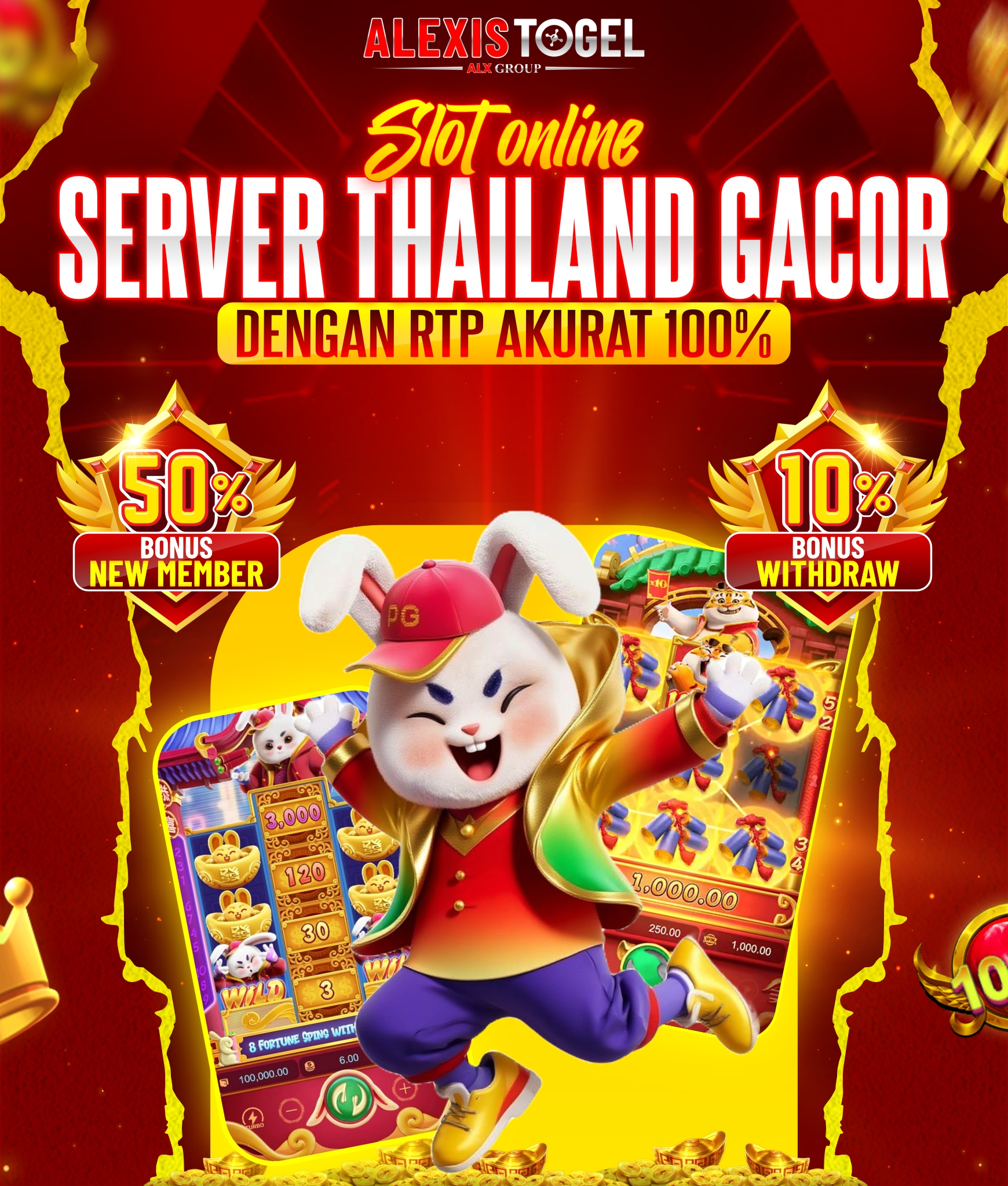 Slot Online Server Thailand Gacor dengan RTP Akurat 100% image 1