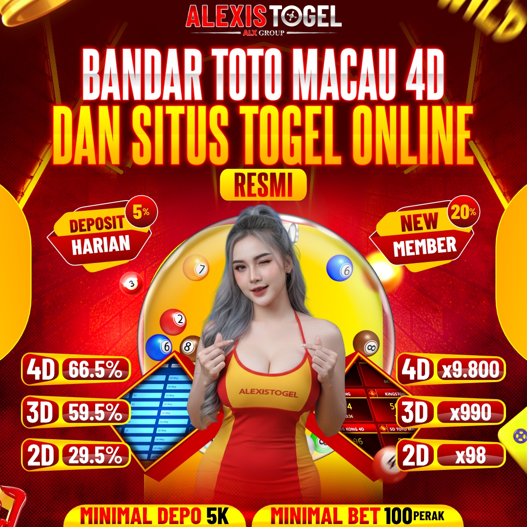 ALEXISTOGEL: Bandar Toto Macau 4D & Situs Togel Online Resmi Jaminan Aman