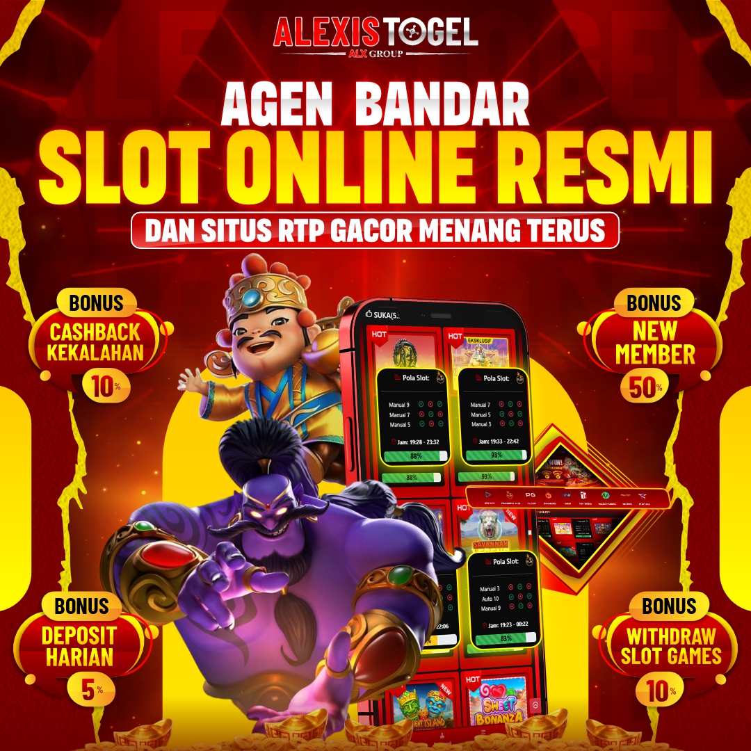 ALEXISTOGEL: Agen Bandar Slot Online Resmi & Situs RTP Gacor Menang Terus
