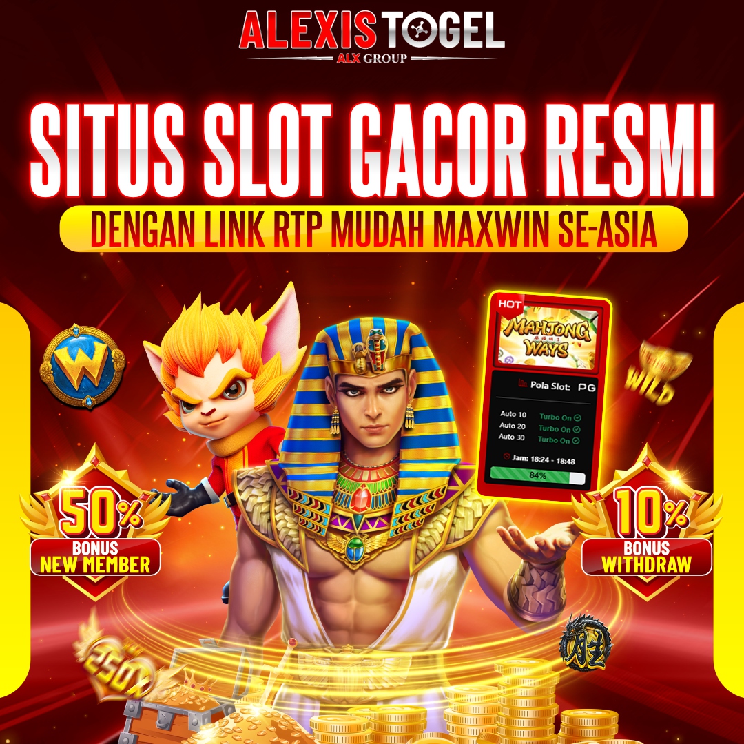 Alexistogel : Situs Slot Gacor Resmi Dengan Link RTP Mudah Maxwin Se-Asia