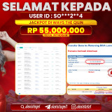 ALEXISTOGEL di SLOT WAYS THE QILIN RP.55.000.000, LUNAS