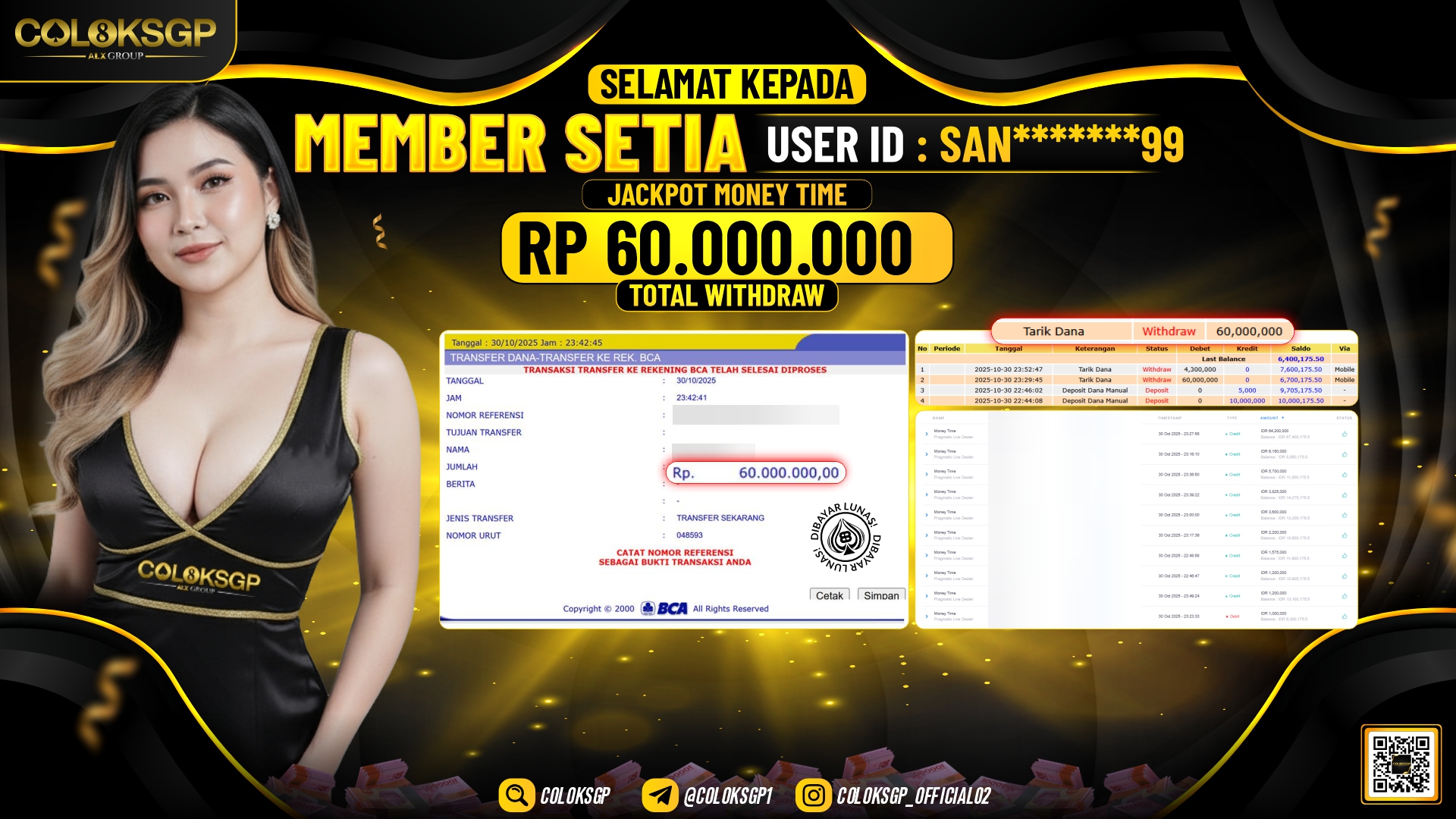 COLOKSGP JACKPOT MONEY TIME PPLD