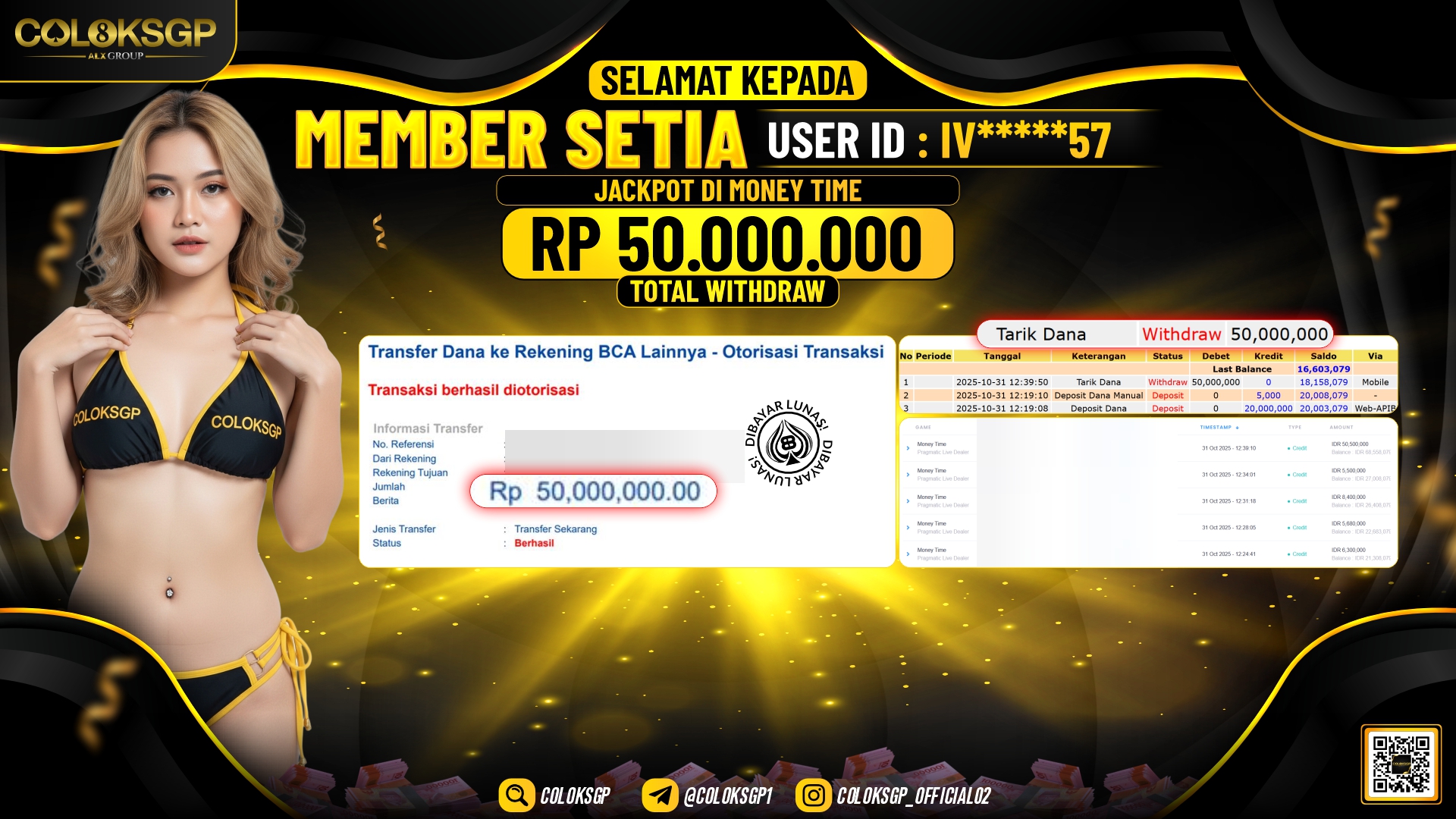 COLOKSGP JACKPOT MONEY TIME PPLD