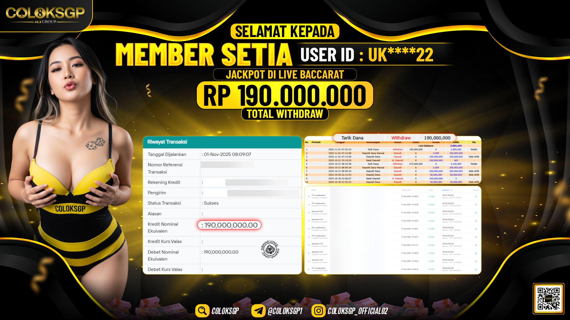 COLOKSGP JACKPOT PP LIVE BACCARAT A