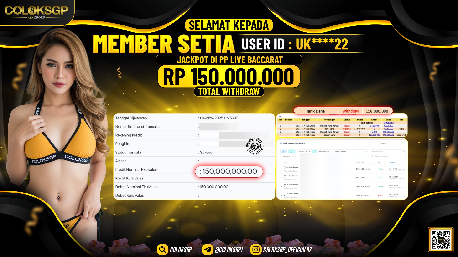 COLOKSGP JACKPOT PP LIVE BACCARAT A