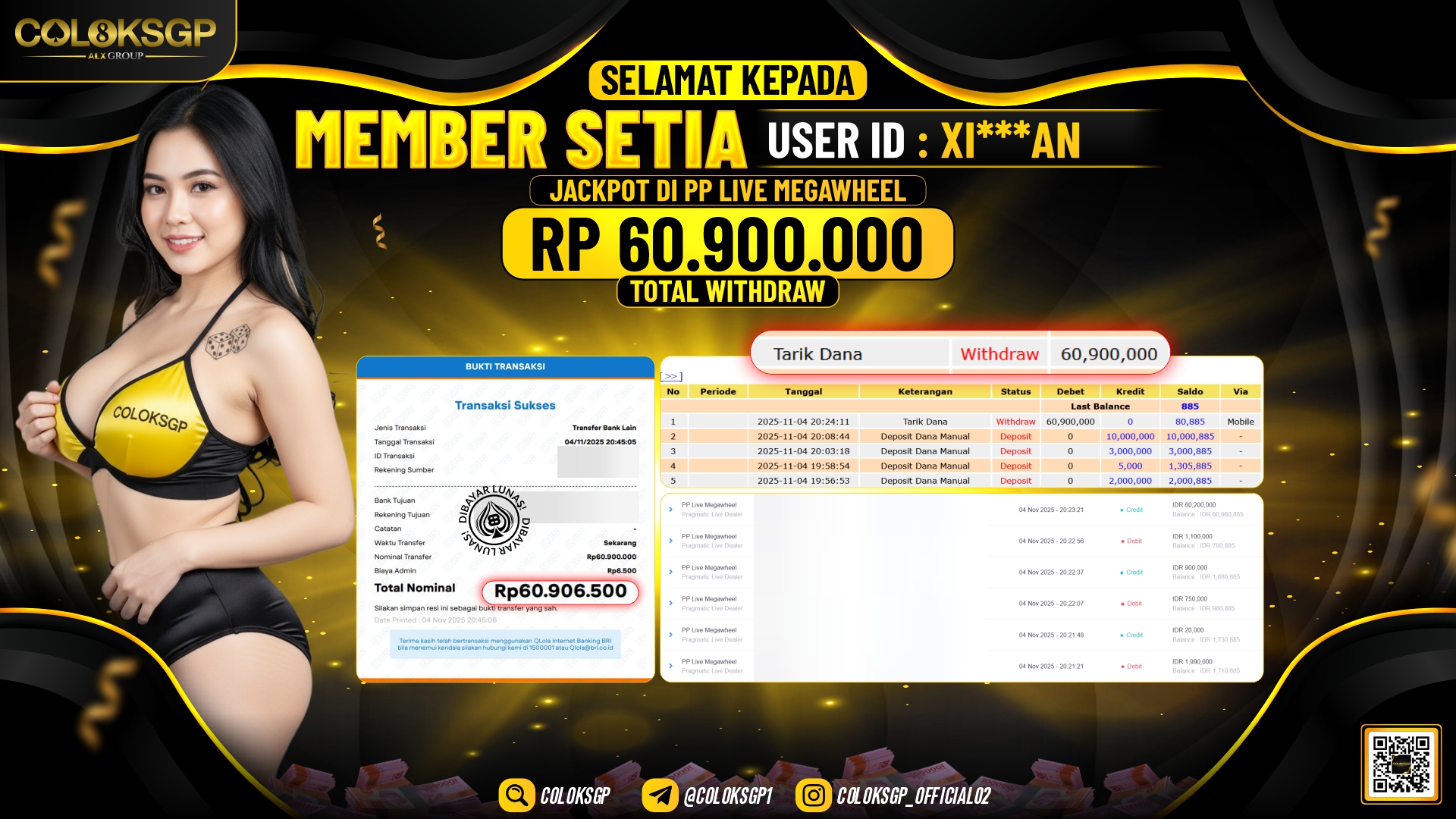 COLOKSGP JACKPOT PP LIVE MEGAWEEL
