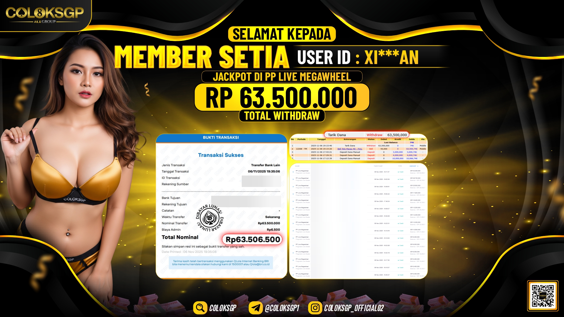 COLOKSGP JACKPOT PP LIVE MEGAWEEL