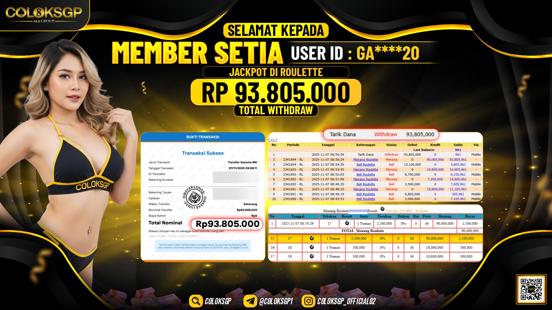 COLOKSGP JACKPOT LIVE GAMES ROULETTE