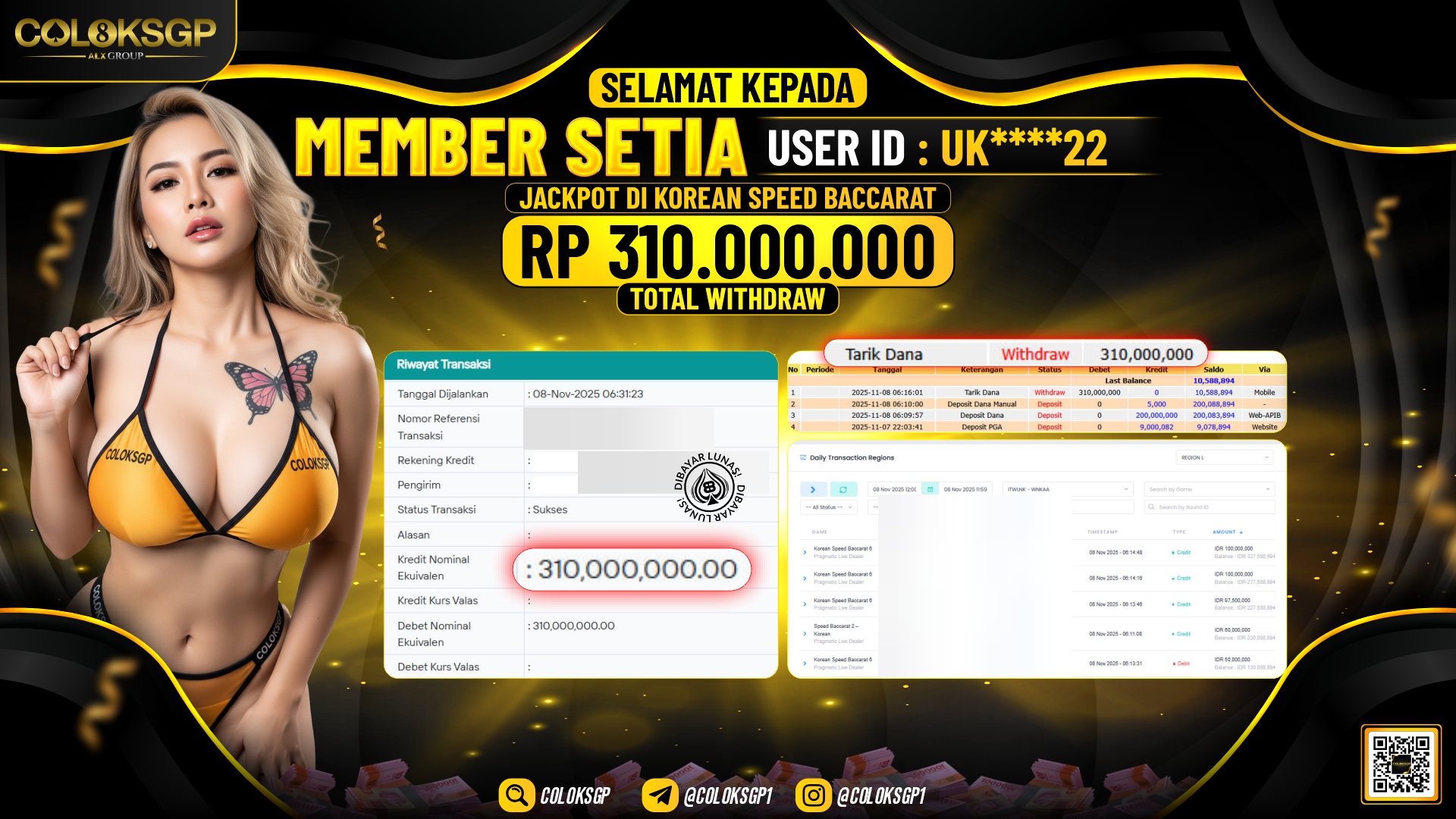 COLOKSGP JACKPOT KOREAN SPEED BACCARAT 6 PPLD