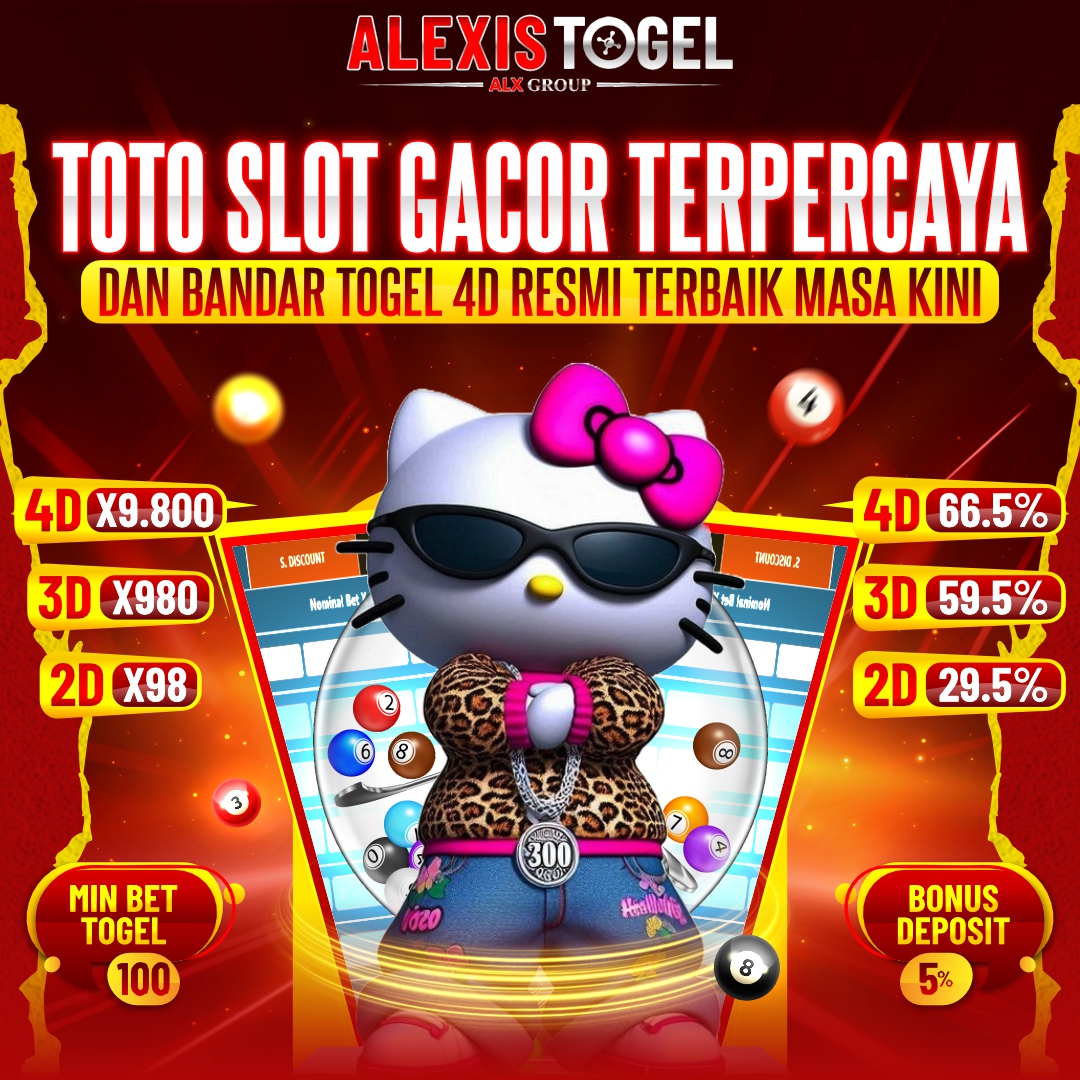ALEXISTOGEL - TOTO SLOT GACOR TERPERCAYA DAN BANDAR TOGEL 4D RESMI TERBAIK MASA KINI