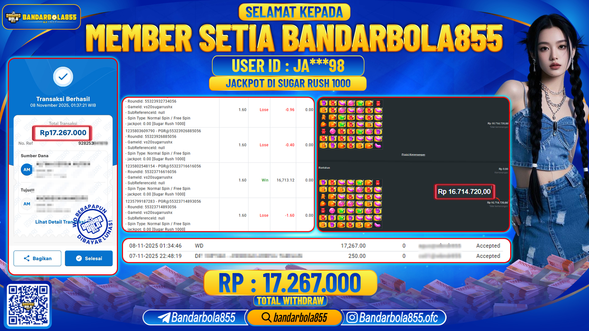 🎖-jackpot-bandarbola855-di-sugar-rush-1000-rp17267000-🎖-02-25-54-2025-11-08
