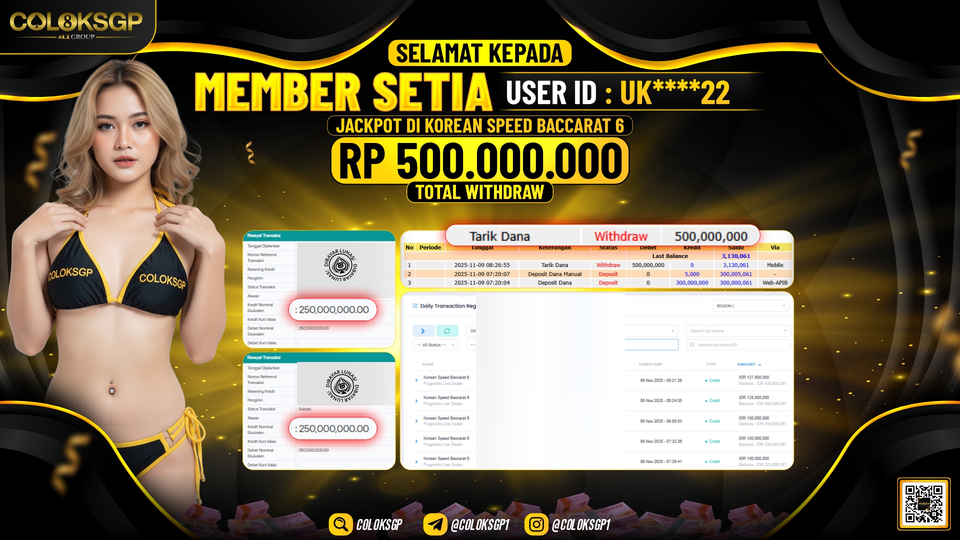 COLOKSGP JACKPOT KOREAN SPEED BACCARAT 6 PPLD