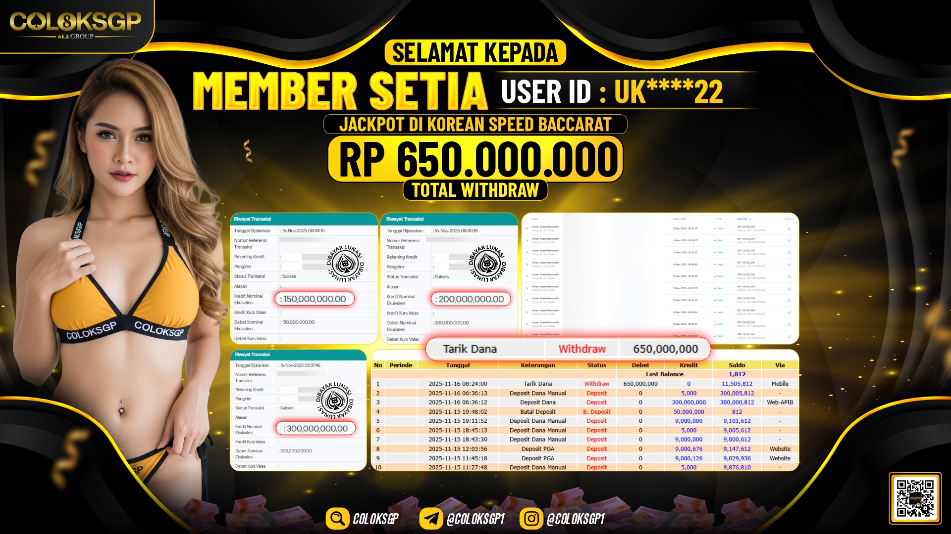 COLOKSGP JACKPOT KOREAN SPEED BACCARAT 6 PPLD