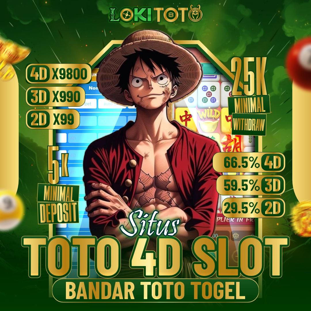 LOKITOTO ✈️ Ruang Resmi Bermain Situs Toto 4D Slot & Bandar Toto Togel Sangat Viral 2025 image 1