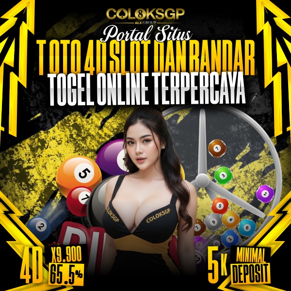 COLOKSGP ✈️ Portal Situs Toto 4D Slot Dan Bandar Togel Online Terpercaya