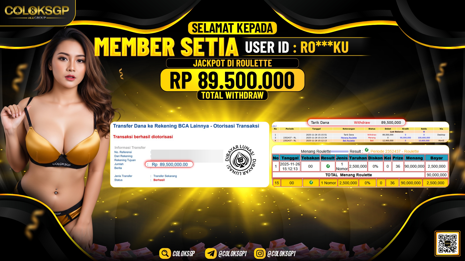 COLOKSGP JACKPOT LIVE GAMES ROULETTE