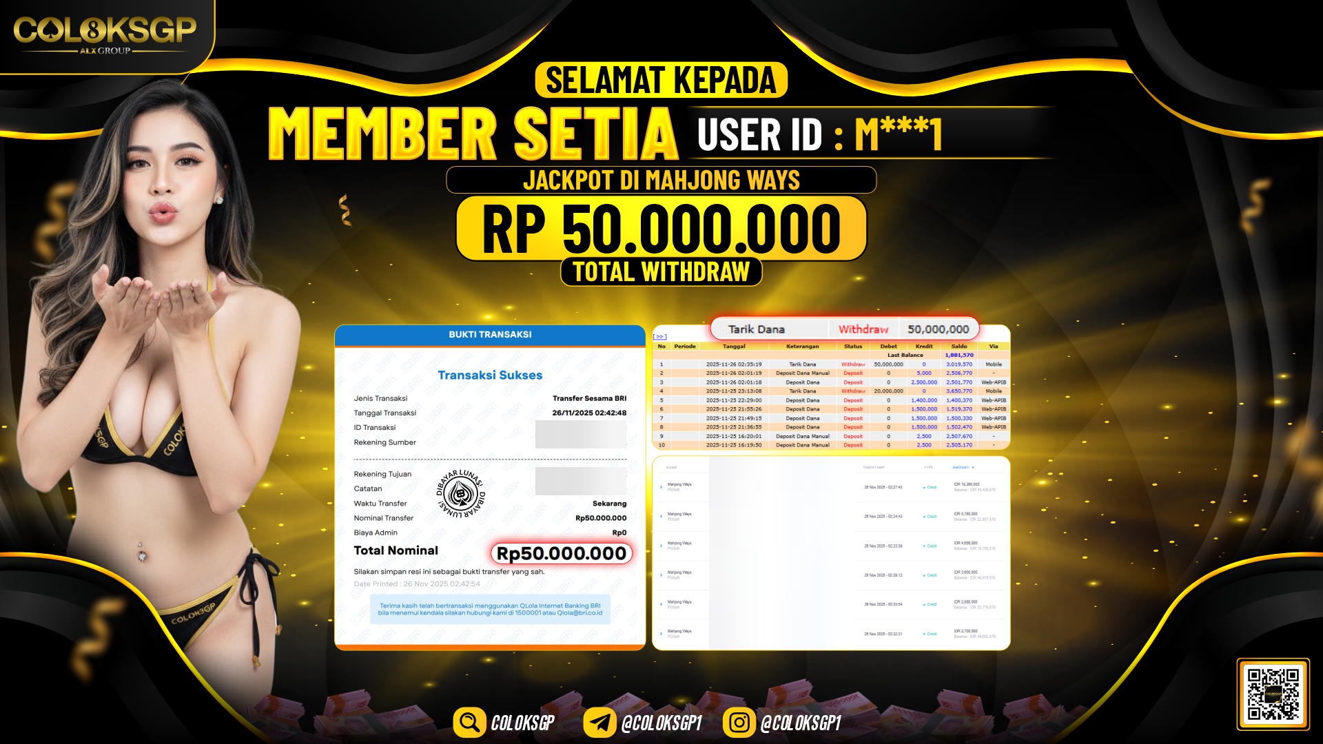 COLOKSGP JACKPOT MAHJONG WAYS PG SOFT