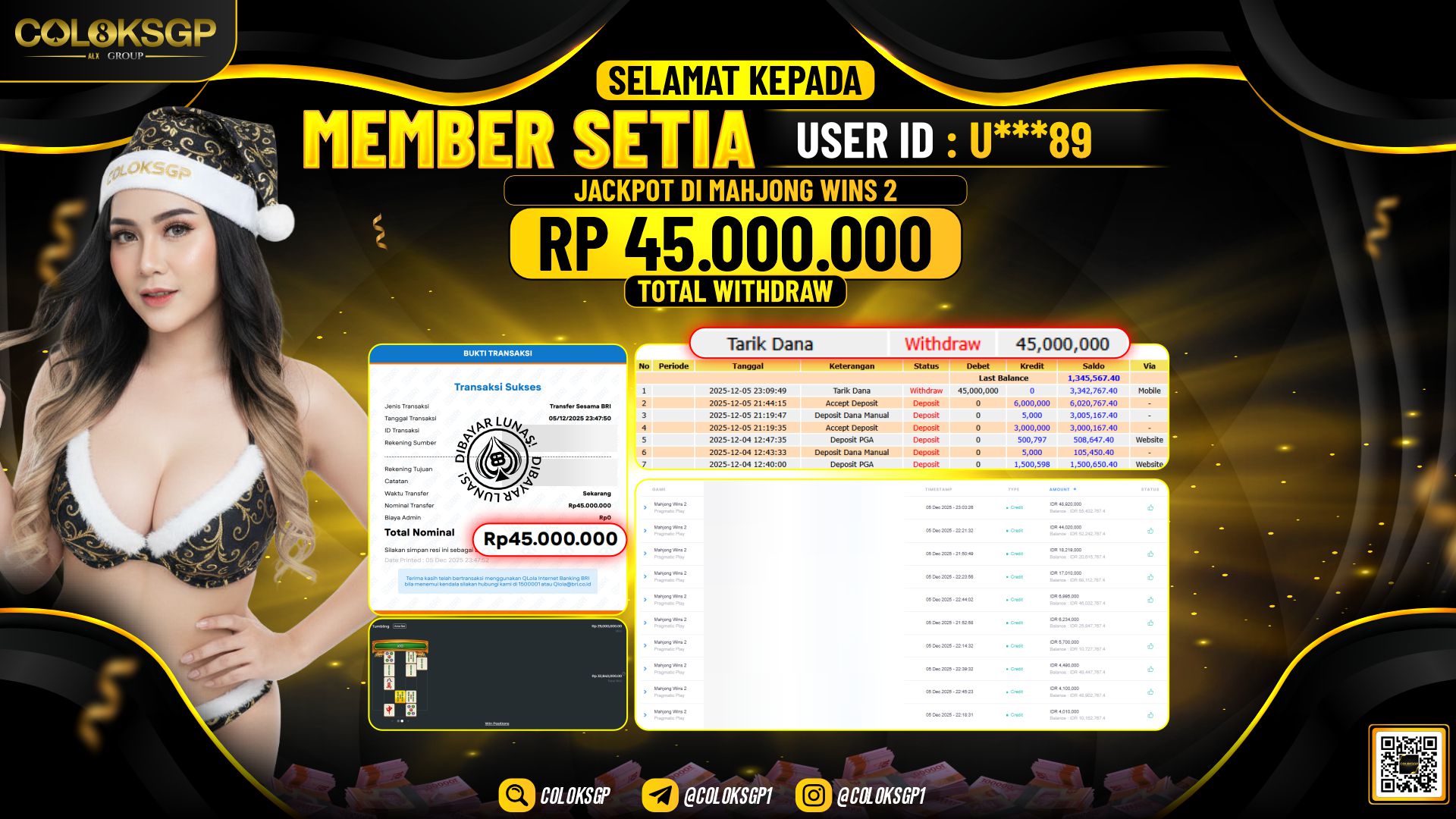 COLOKSGP JACKPOT MAHJONG WINS 2 SLOT PP