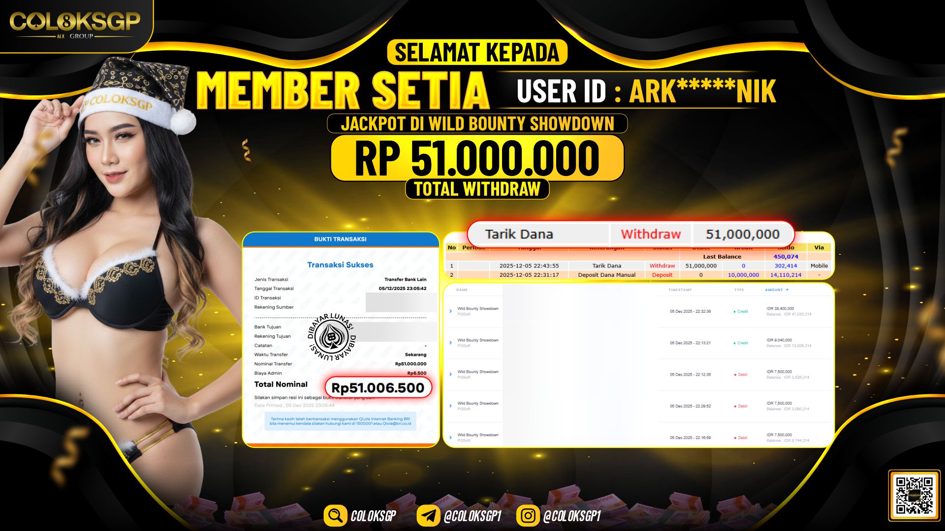 COLOKSGP JACKPOT WILD BOUNTY SHOWDOWN PG SOFT