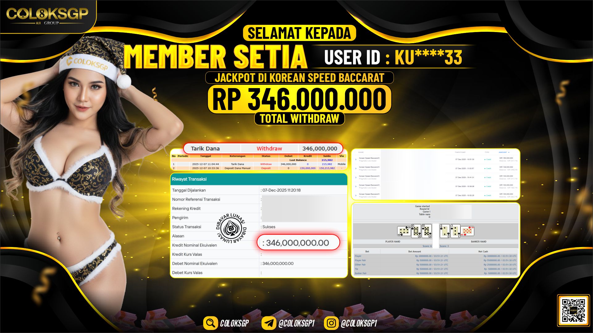COLOKSGP JACKPOT KOREAN SPEED BACCARAT 6 PPLD