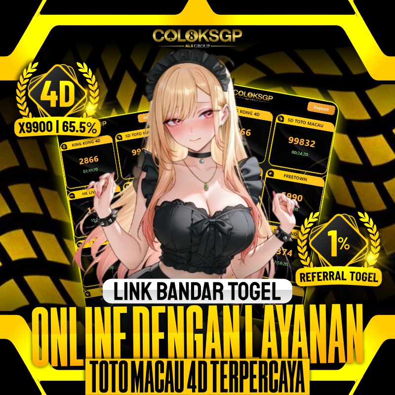 COLOKSGP # App Bandar Togel Online Dengan Layanan Toto Macau 4D Terpercaya