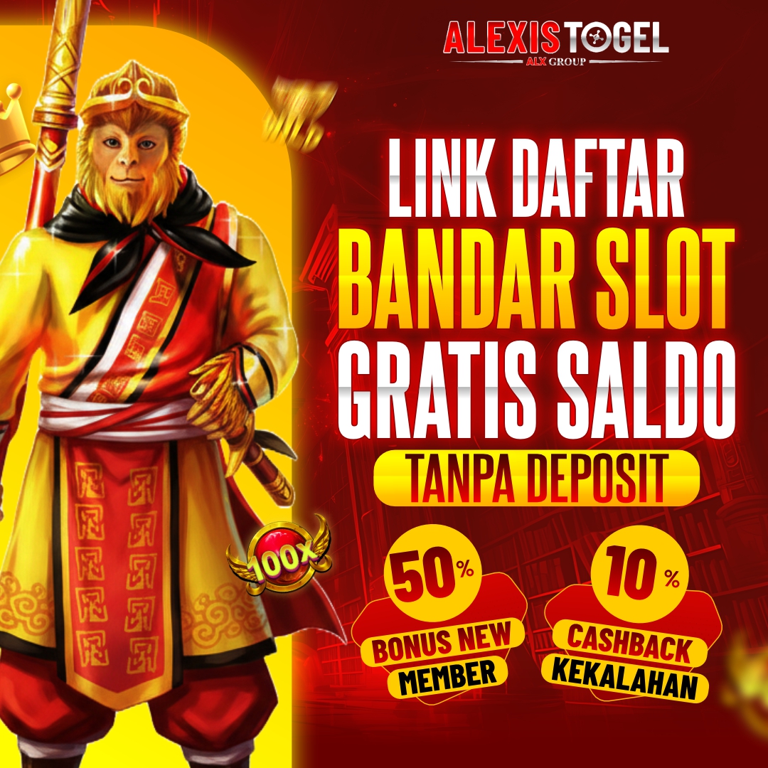 ALEXISTOGEL 🌹 Link Daftar Bandar Slot Online Gratis Saldo Tanpa Deposit image 1