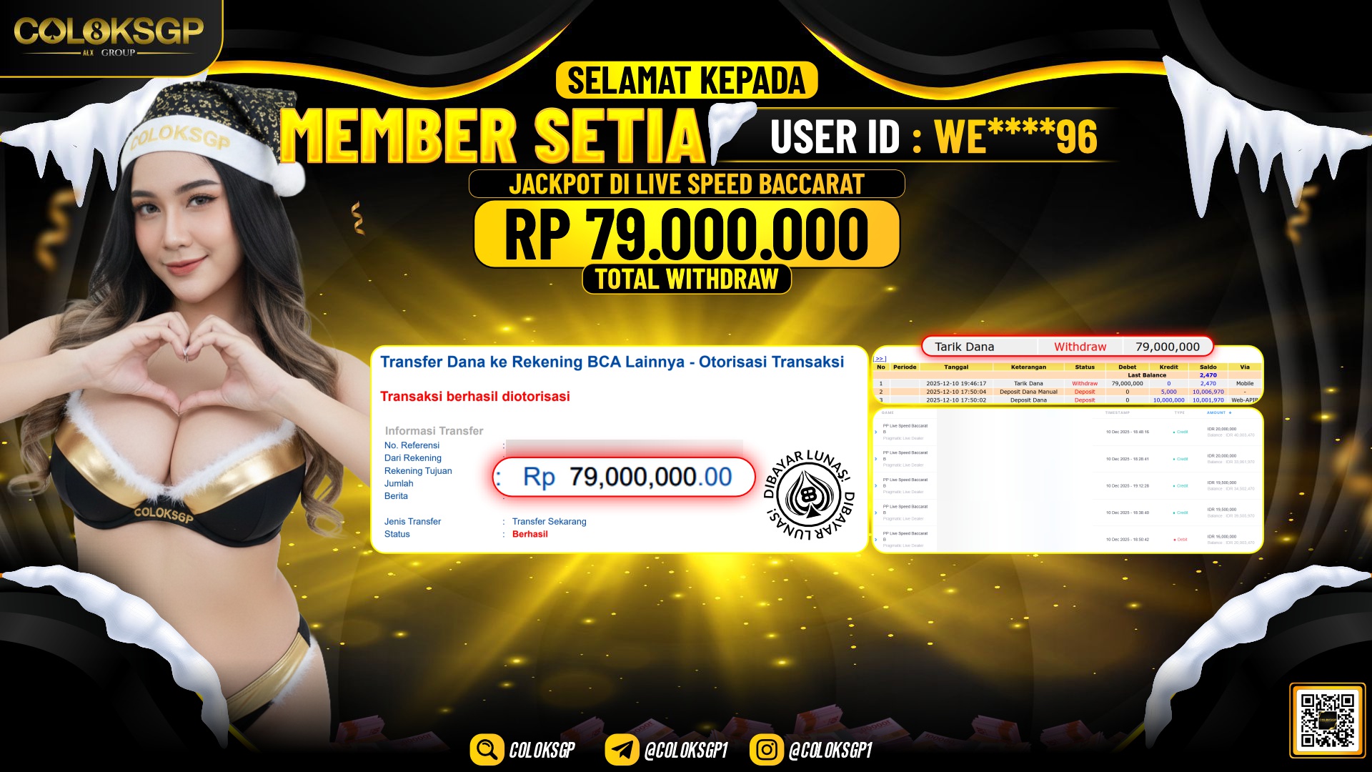 COLOKSGP JACKPOT PP LIVE SPEED BACCARAT A