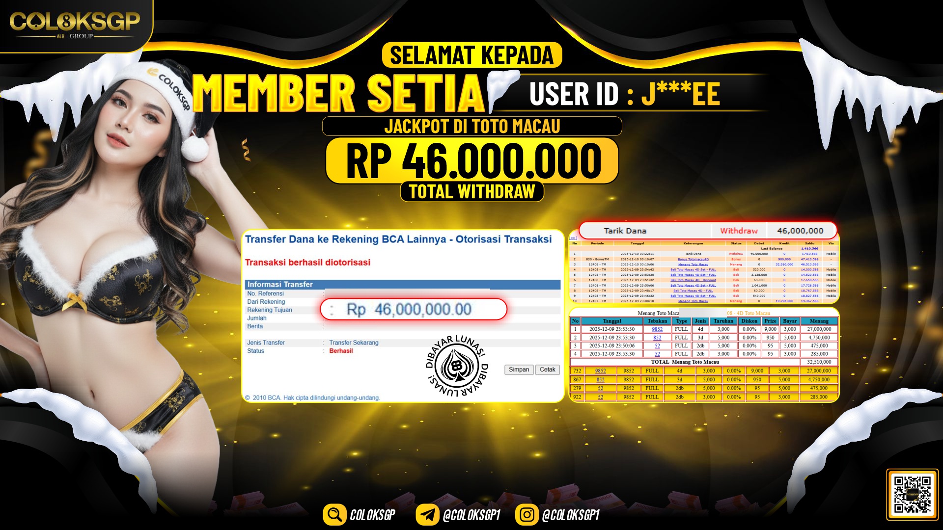 COLOKSGP JACKPOT TOTOMACAU 4D