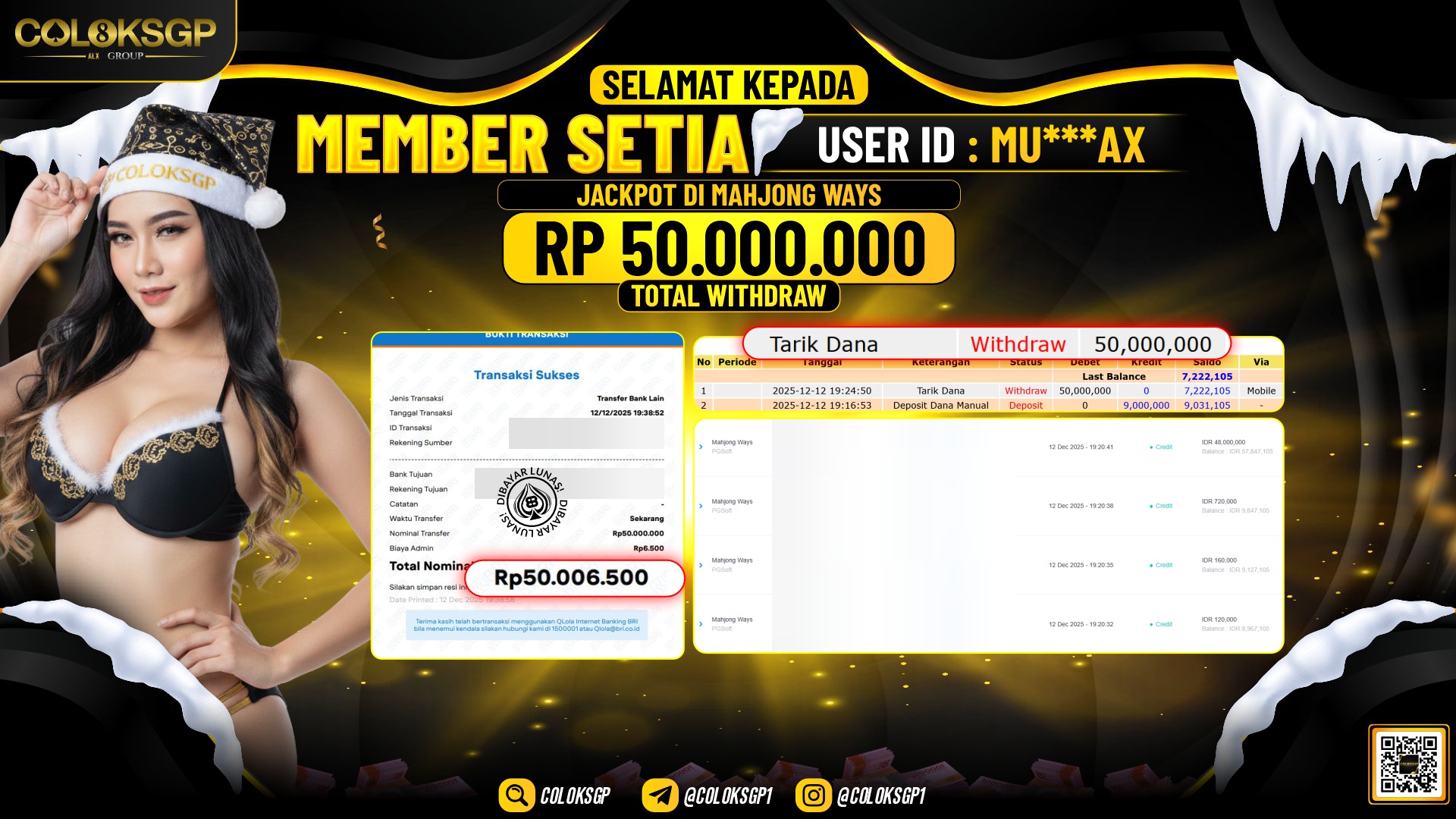 COLOKSGP JACKPOT MAHJONG WAYS PG SOFT