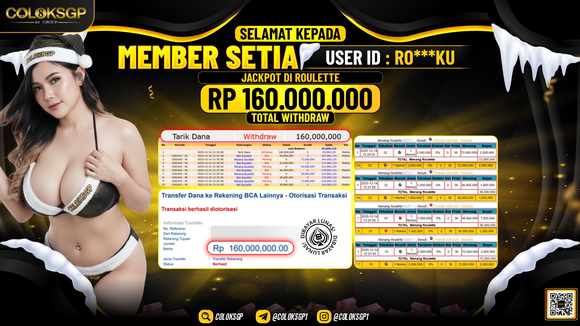 COLOKSGP JACKPOT LIVE GAMES ROULETTE