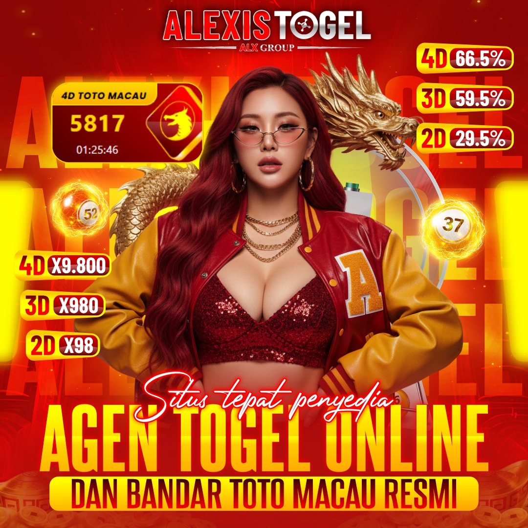 ALEXISTOGEL : Link Situs Toto Togel 4D & Bandar Toto Slot Gacor Deposit QRIS Terbesar