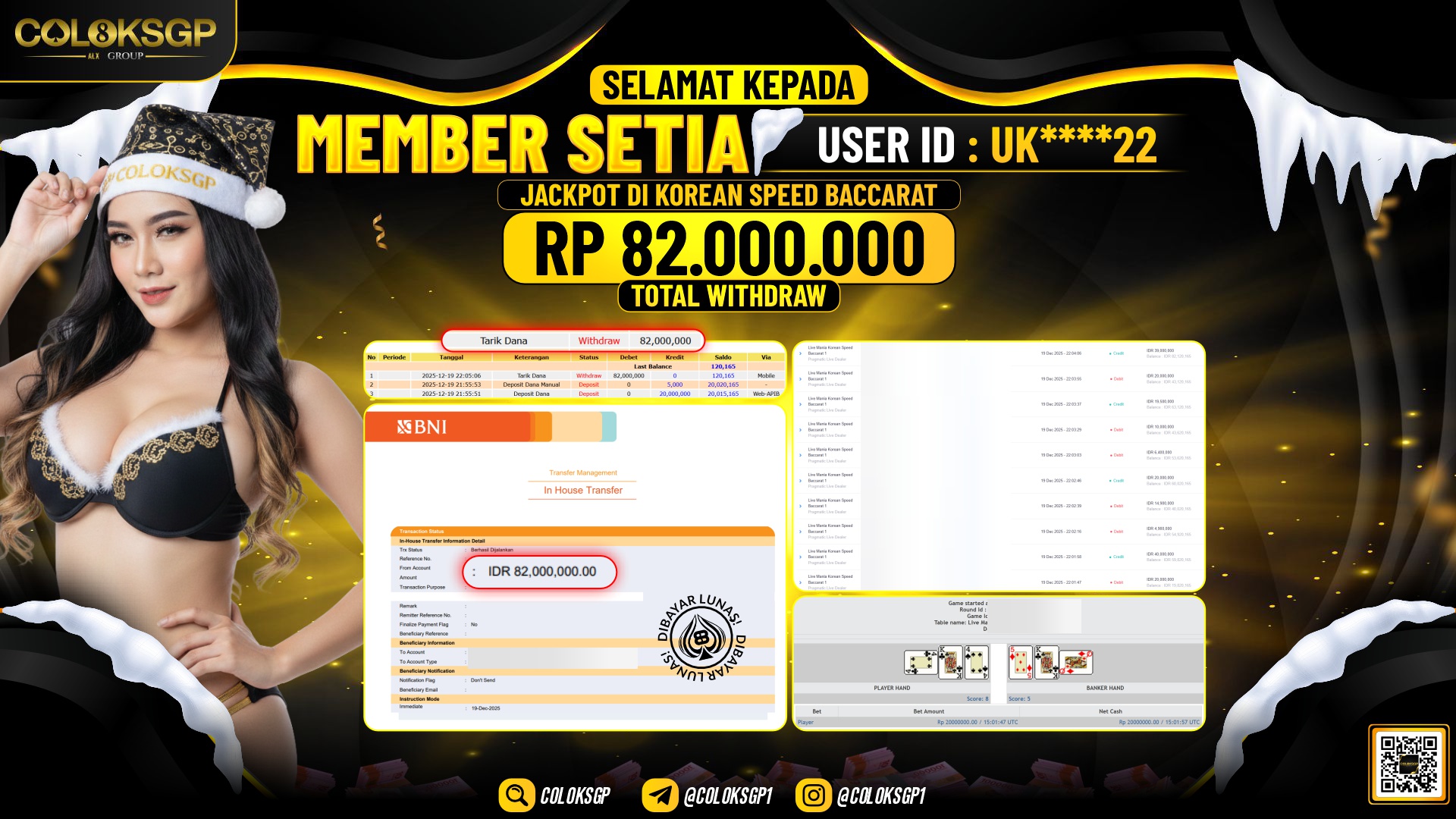 COLOKSGP JACKPOT KOREAN SPEED BACCARAT 6 PPLD