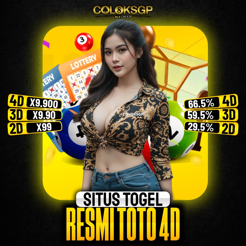 COLOKSGP - Situs Togel Resmi Toto 4D dan Togel Online Terpercaya image 1