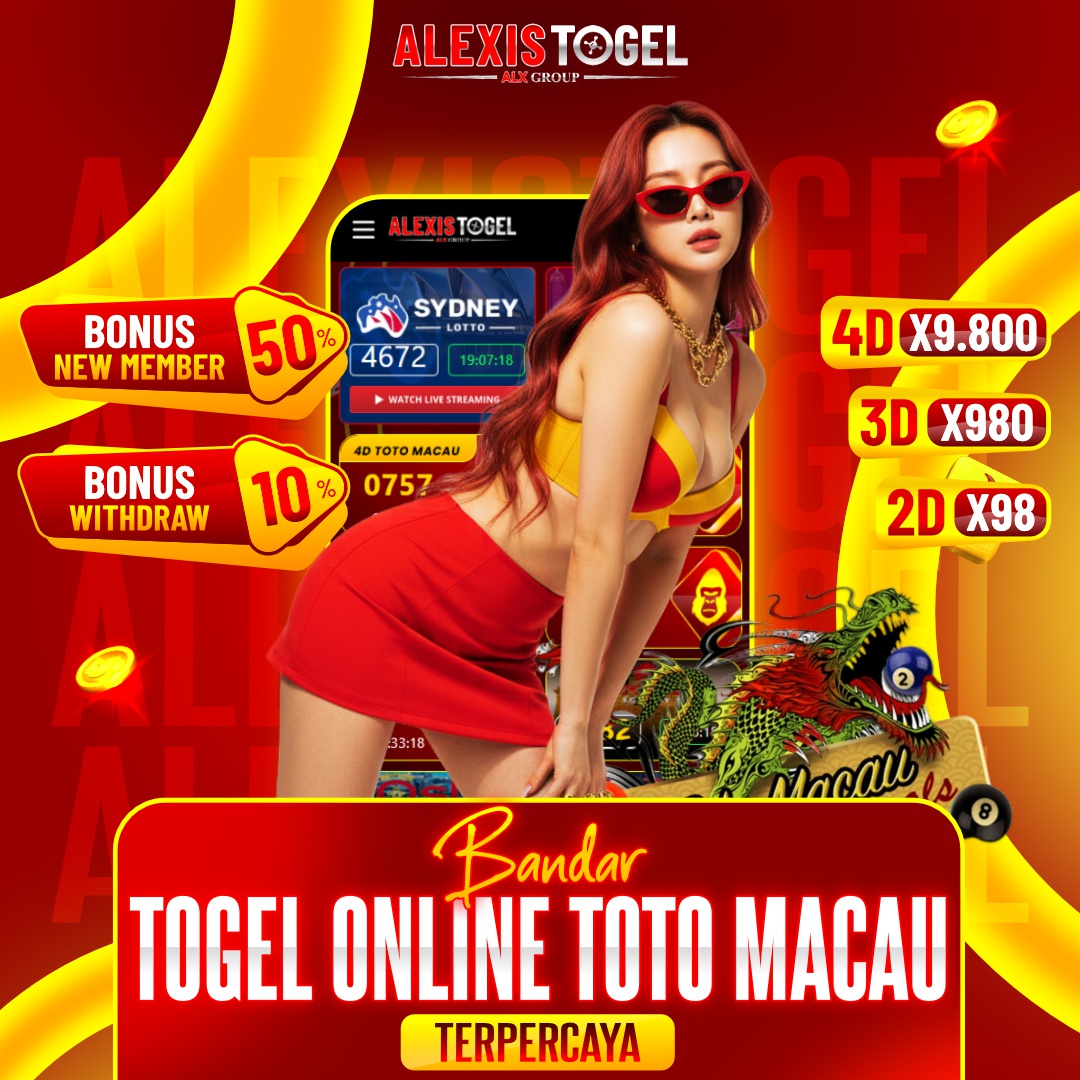 ALEXISTOGEL - Tempat Resmi Bandar Toto Macau dan Situs Togel Online Terpercaya 2025 image 1