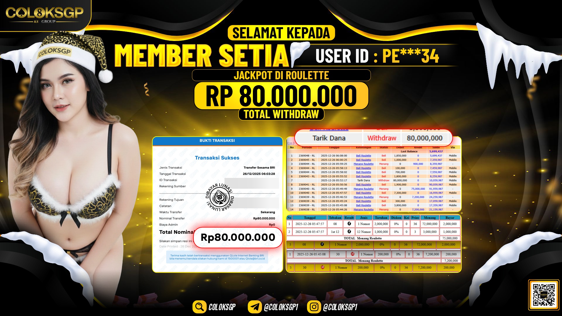 COLOKSGP JACKPOT LIVE GAMES ROULETTE