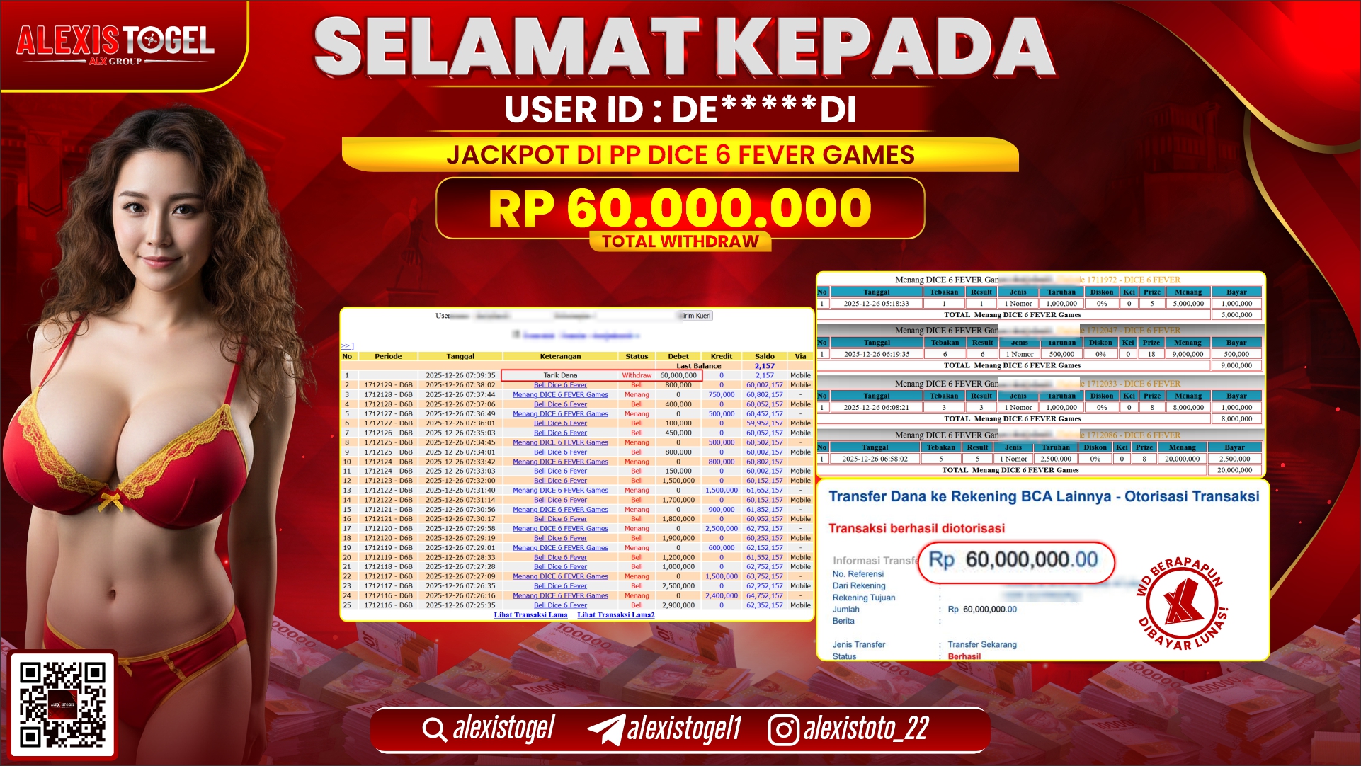 ALEXISTOGEL di SLOT ANIME MECHA MEGAWAYS RP.60.000.000,- LUNAS