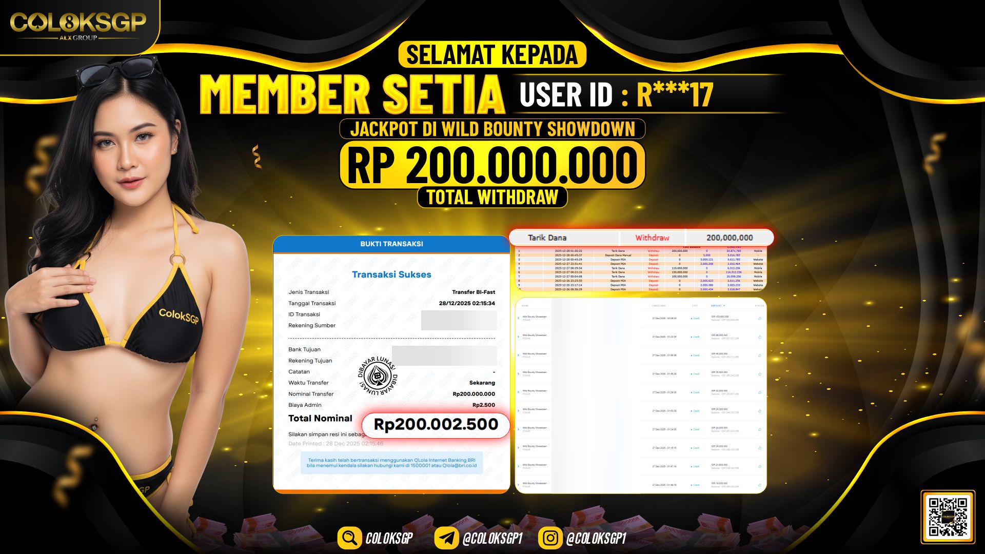 COLOKSGP JACKPOT WILD BOUNTY SHOWDOWN PG SOFT