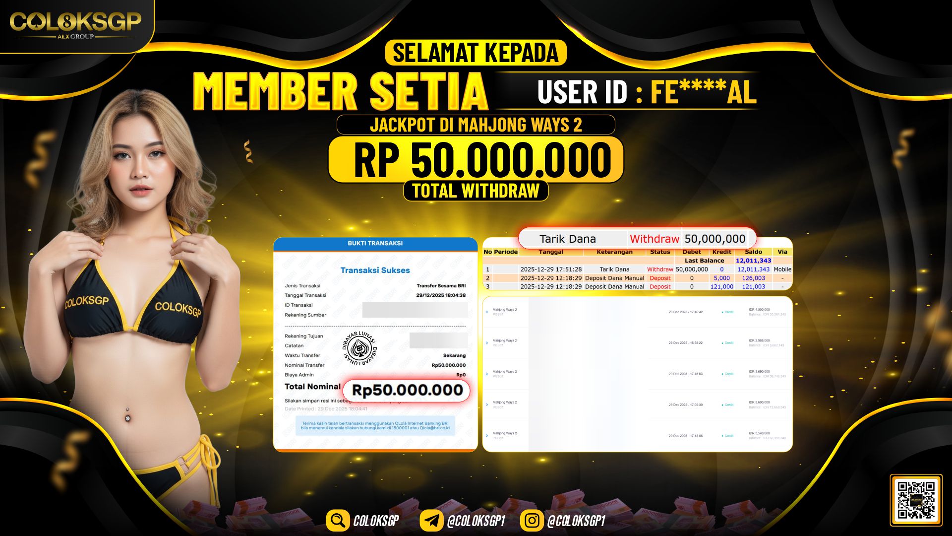 COLOKSGP JACKPOT MAHJONG WAYS PG SOFT