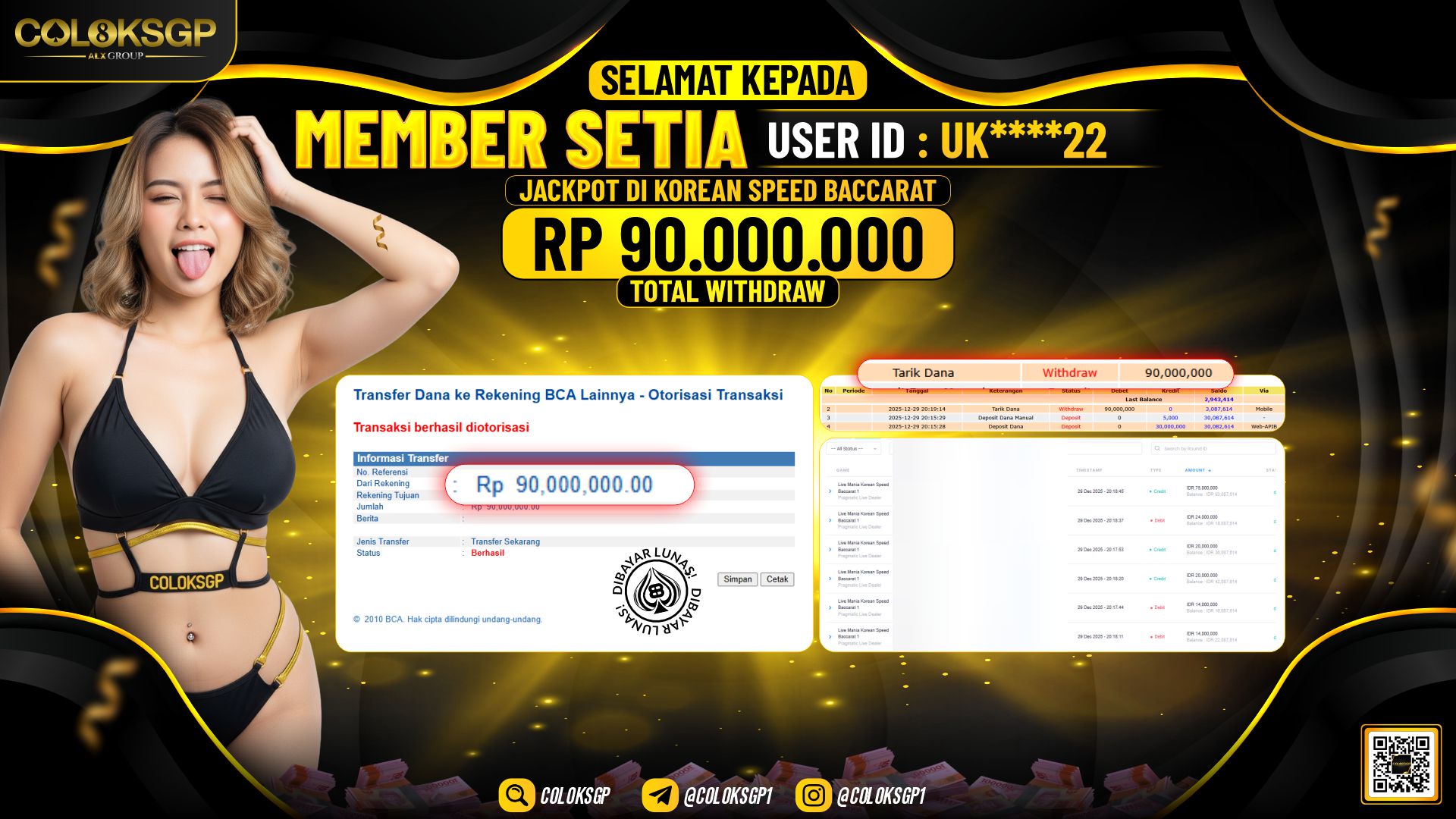 COLOKSGP JACKPOT KOREAN SPEED BACCARAT 1 PPLD